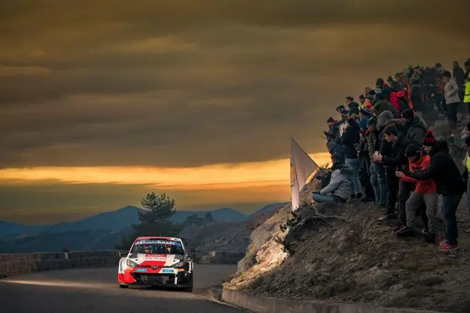 Toyota Gazoo Racing World Rally Team in Rally Monte Carlo 2023 Car 69