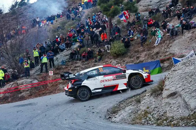 Toyota Gazoo Racing World Rally Team in Rally Monte Carlo 2023 Car 33