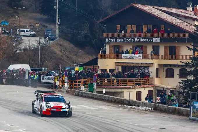 Toyota Gazoo Racing World Rally Team in Rally Monte Carlo 2023 Car 17