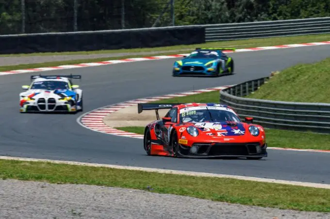 Intercontinental GT Challenge Kyalami 9 Hour 2023 Porsche BMW Mercedes track