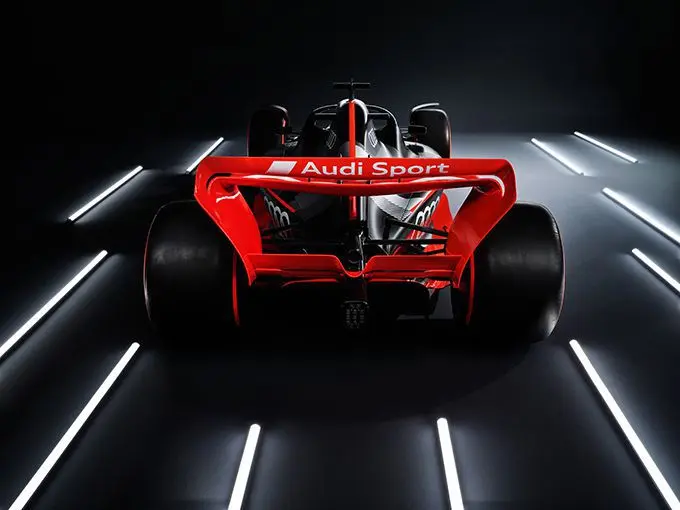 Audi F1 achterspoiler