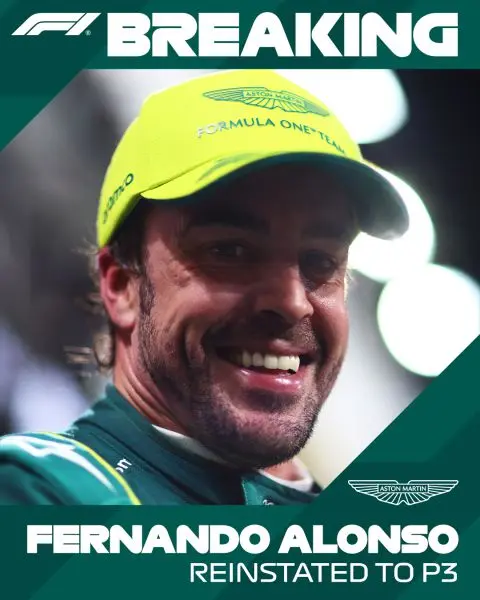 Fernando Alonso P3 in Jeddah foto 3