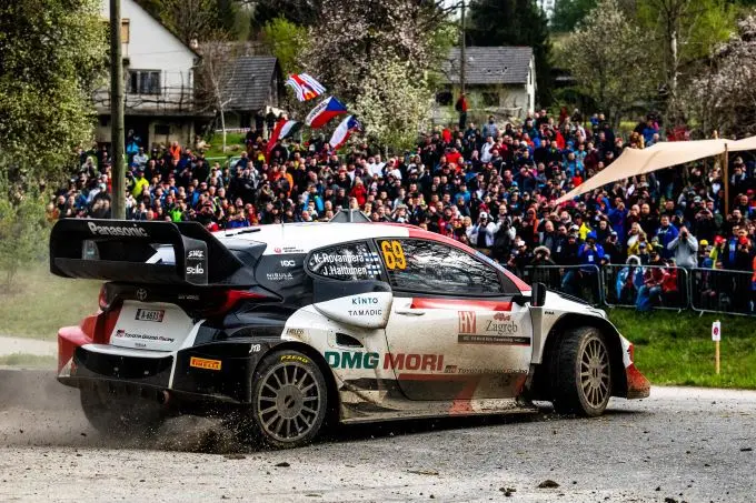 Kalle Rovanperä Toyota Yaris Rally Croatia 2023