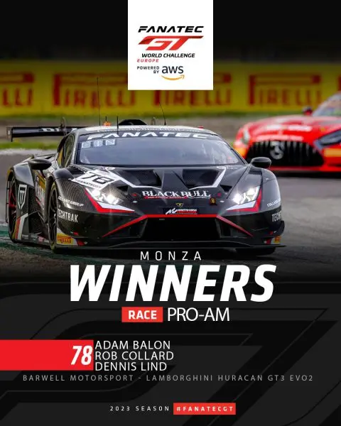 Fanatec GT World Challenge Europe Lamborghini at Monza foto 17