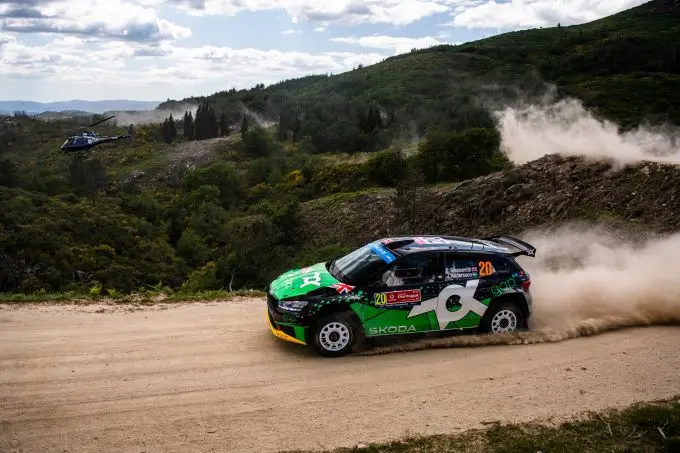 Gus Greensmith/Jonas Andersson Škoda Fabia RS Rally2