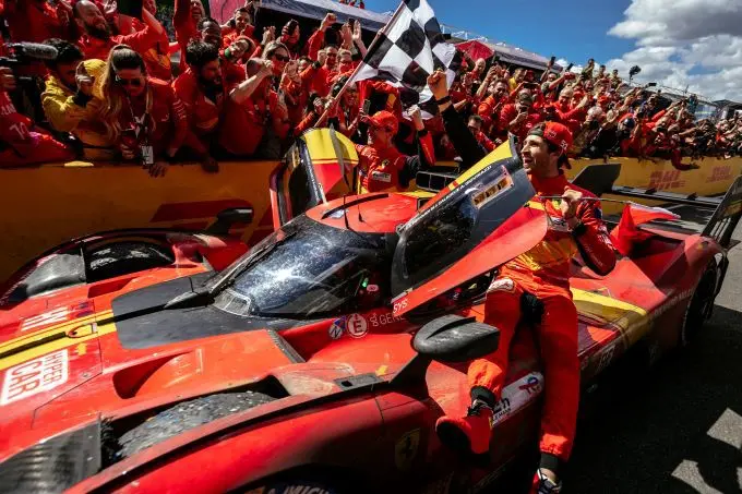 24H Le Mans 2023 Ferrari winnaar foto 4