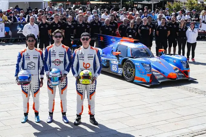 Panis Racing 24H Le Mans met rechts Tijmen van der Helm