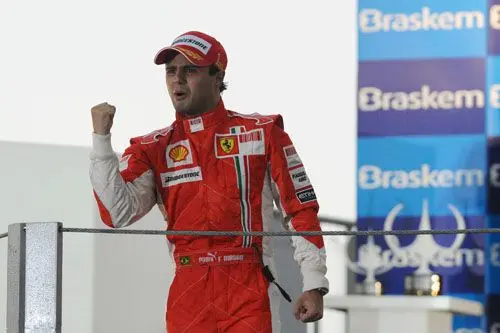 Felipe_Massa gebalde vuist