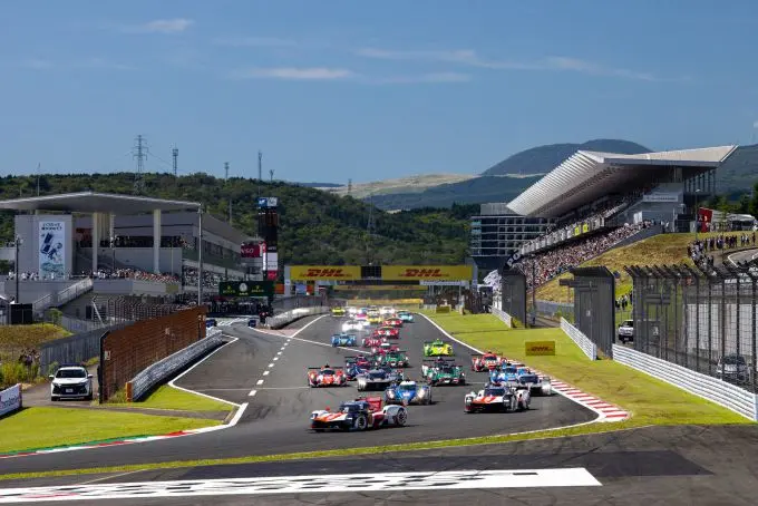 FIA World Endurance Championship 6 Hours of Fuji vergezicht actie