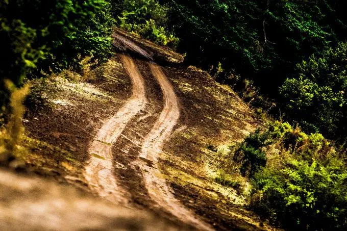 EKO Acropolis Rally Griekenland modderpad