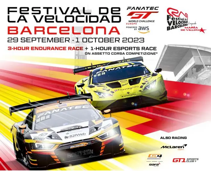 Event poster Fanatec GT Europe Endurance Cup 2023 Circuit de Barcelona-Catalunya