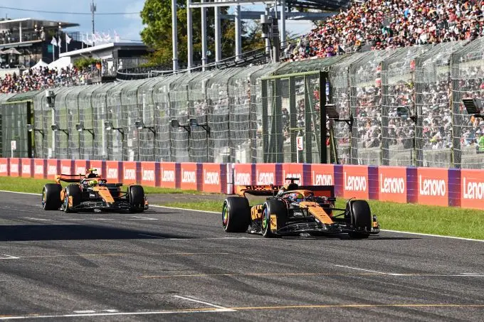 GP Japan 2023 McLaren_Piastri_voor_Norris_Suzuka