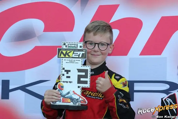 Podium Cees Muys bij NK in Spa