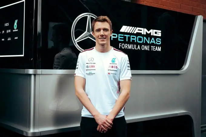 Mercedes-AMG PETRONAS F1 Team Junior-coureur Frederik Vesti Foto 2