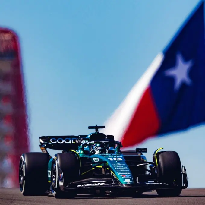 Aston Martin Grand Prix van de Verenigde Staten 2023 foto 3 Lance Stroll actie