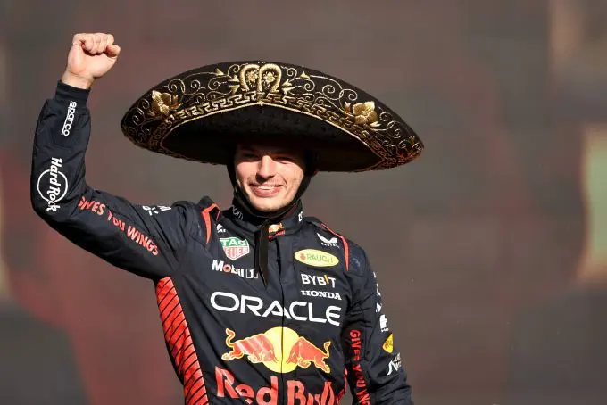 Max Verstappen Grand Prix van Mexico-Stad sombrero