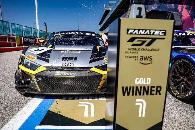 Fanatec GT Europe-seizoen 2023 CM.com Circuit Zandvoort Foto 6 Winnaar Gold Cup