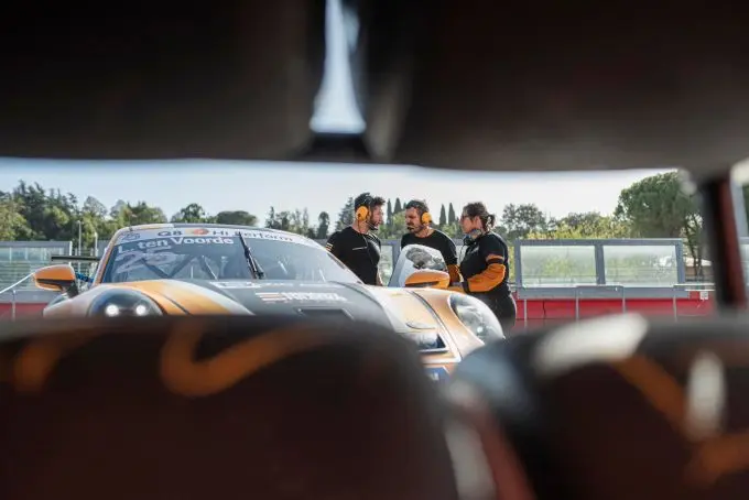 Porsche Carrera Cup Italia Imola Larry ten Voorde foto 2