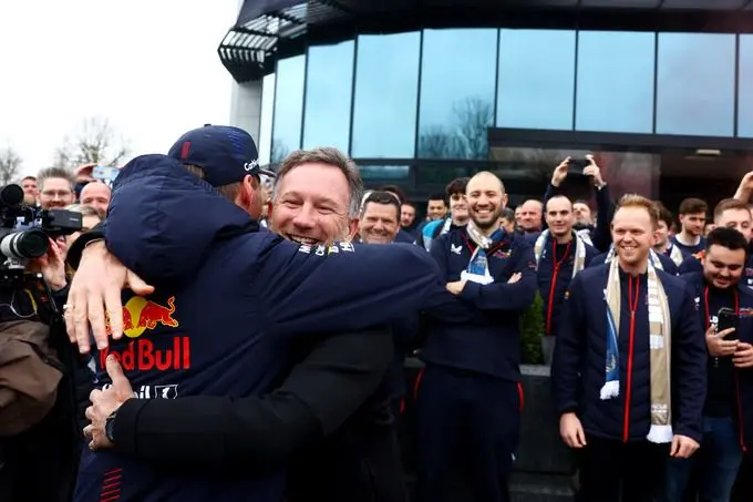 Max Verstappen Sergio Perez Milton Keynes