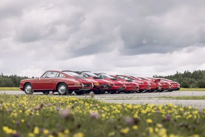 Acht generaties Porsche 911 Foto 2