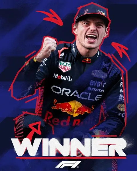 Max Verstappen winner