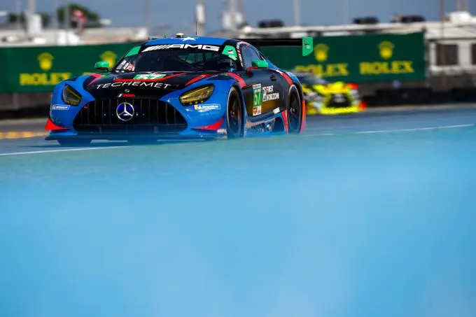 #57: WINWARD RACING, Mercedes AMG GT3, GTD: Russell Ward, Philip Ellis, Indy Dontje, Daniel Morad