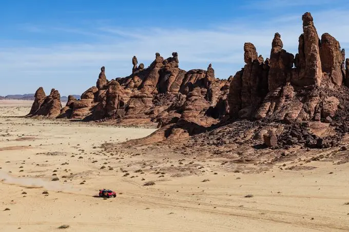Sébastien Loeb en Fabian Lurquin hun vierde etappezege in Dakar 2024