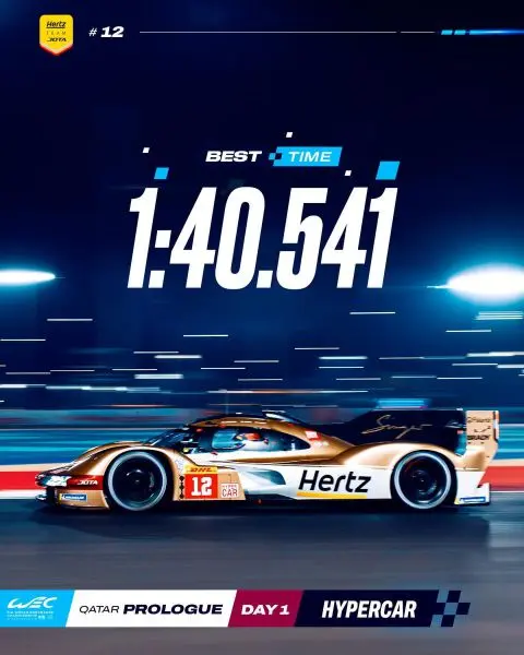 FIA WEC Qatar Prologue 2024 Foto 2 snelste tijd