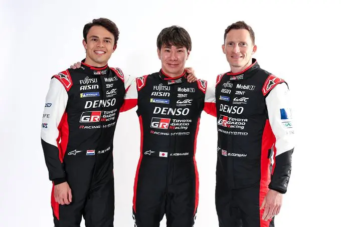 Nyck de Vries, Kamui Kobayashi, Mike Conway