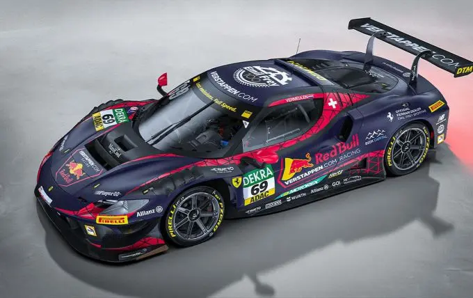 DTM_Thierry_Vermeulen_Verstappen.com_Emile_Frey_Racing Ferrari 296 GT3 voorzijde