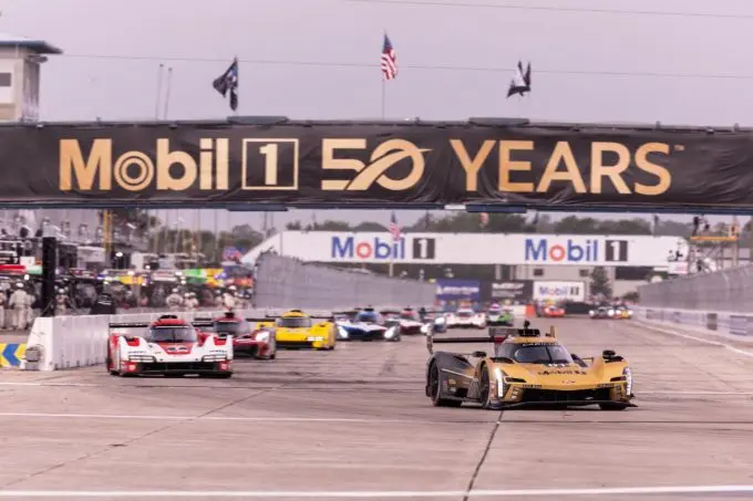 Nr01 Cadillac aan de leiding 12H Sebring 2024
