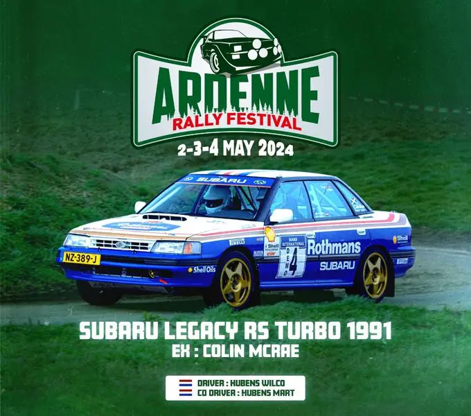 Subaru Legacy Turbo ex-Colin McRae