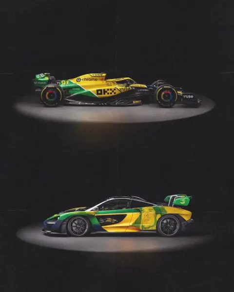 GP Monaco 2024 McLaren livery Ayrton Senna foto 8