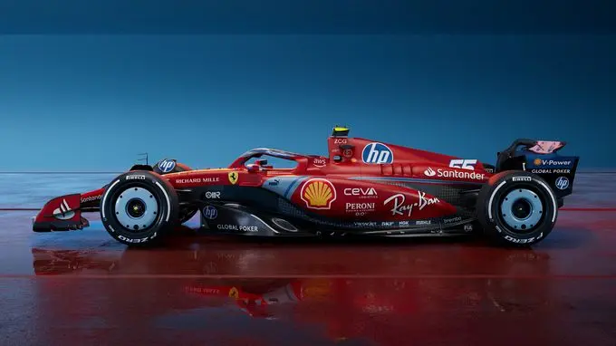 Scuderia Ferrari F1 new livery Azzurro La Plata and Azzurro Dino