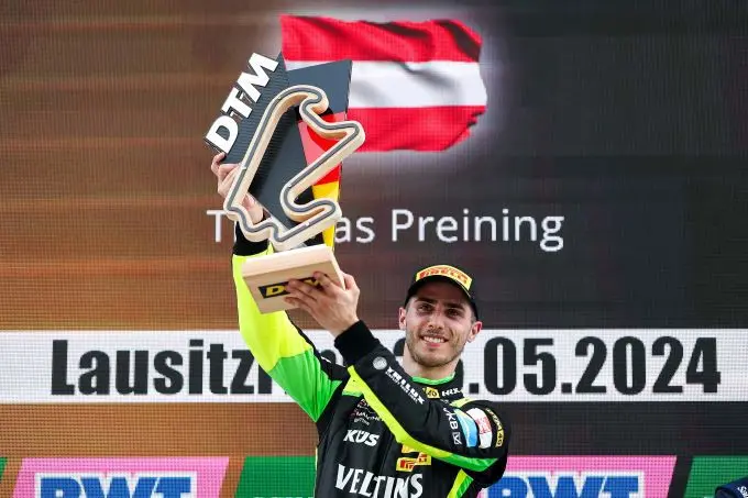 DTM Lausitzring 2024 Winnaar Thomas Preining