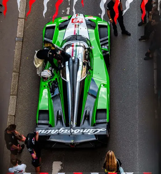 24 Uur Le Mans 2024 Lamborghini Squadra Corse Iron Lynx Foto 3