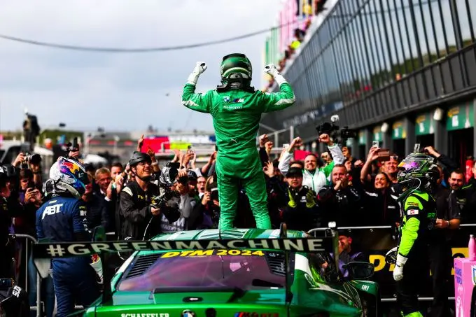 DTM Zandvoort juni 2024 Marco Wittmann was blij met de 19e overwinning in zijn DTM-carrière