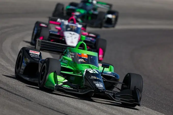 Indy Car Rinus ‘VeeKay’ van Kalmthout
