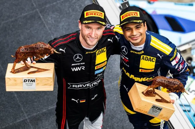DTM Red Bull Ring 2024 Foto 5 Mercedes rijders P2 Maro Engel en P3 Arjun Mani