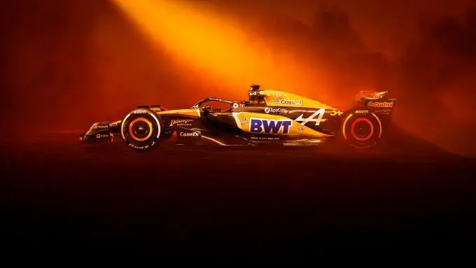 BWT Alpine Formula One Team  Official Partner Xbox Indiana Jones™ livery Grand Prix van de Verenigde Staten Austin Foto 2