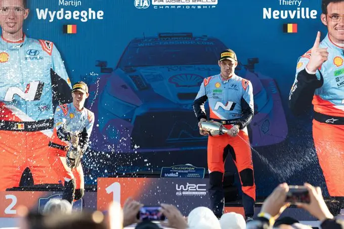 Thierry Neuville en Martijn Wydaeghe