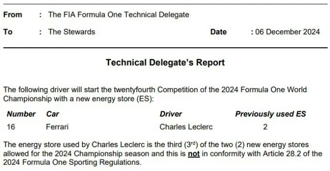 Ferrari McLaren Charles Leclerc