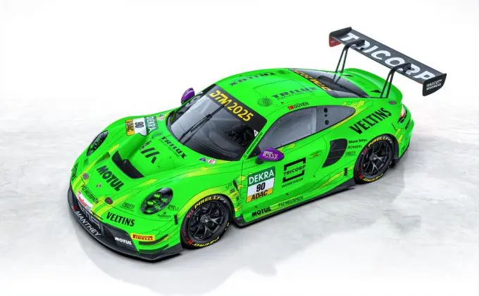 Manthey 3x Porsche 911 DTM 2025 Foto 5 911 groen