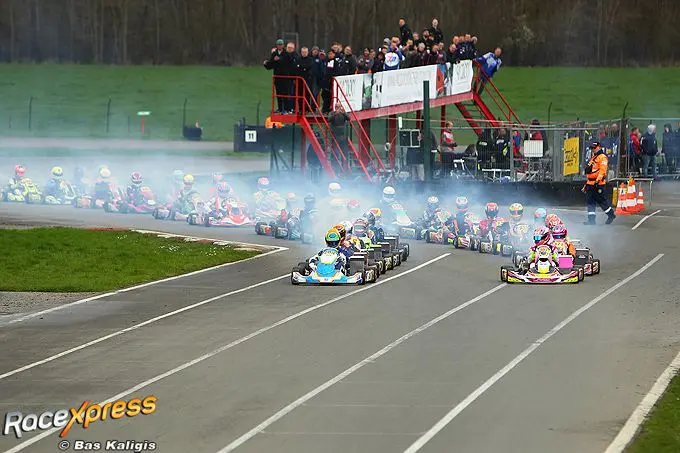 Volle startvelden Karting des Fagnes in Mariembourg