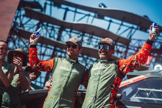 Dakar Rally 2025 The Dacia Sandriders Foto 2 Ėdouard Boulanger en Nasser Al-Attiyah