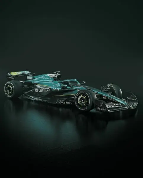 Aston Martin Aramco Formula One™ Team 2025-livery F1 75 Live-event O2 Arena Londen Foto 4