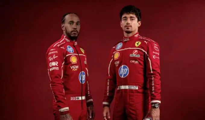 Ferrari Formule 1 2025 Hamilton Leclerc