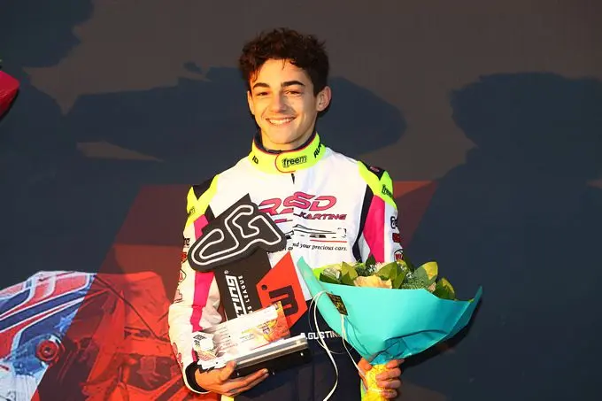 Aurelio Gustinelli podium
