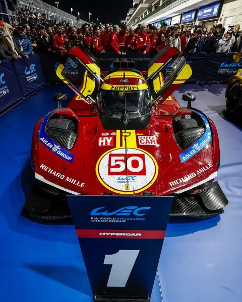 FIA WEC 2025 Qatar 1812km Ferrari 1-2-3 overwinning Foto 7