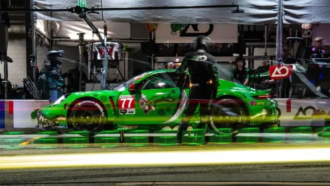 12H Sebring 2025 Nr7 Porsche 963 winnaar met Felipe Nasr, Nick Tandy en Laurens Vanthoor Foto 8